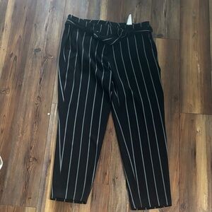 Cambio Kala trousers Black with white stripe US 10